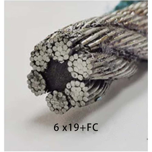Galvanized / Ungalvanized Steel Wire Rope 6X19+FC 6X19+WSC 6X19+IWRC