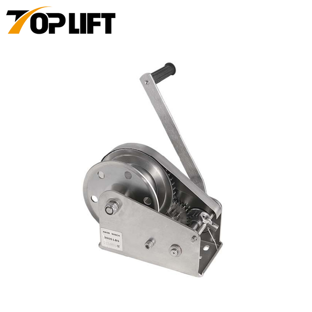 JC Type Stainless Steel Lifting Hoist Bearing Brake Wire Rope Strap Manual Winch