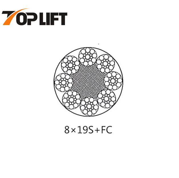 Line Contacted Steel Wire Rope Galvanized Ungalvanized X S Fc X S Iwrc X W Fc X