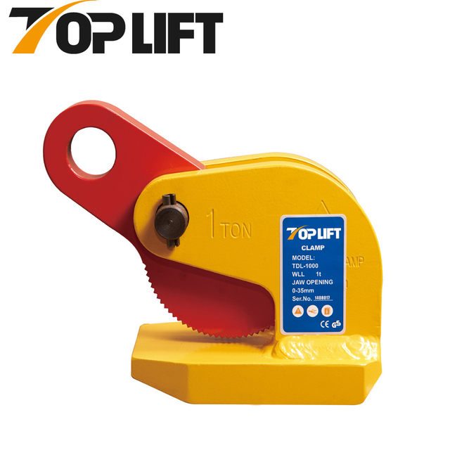TDL Thin Sheet Horizontal Plate Clamp with 1t-6t Capacity