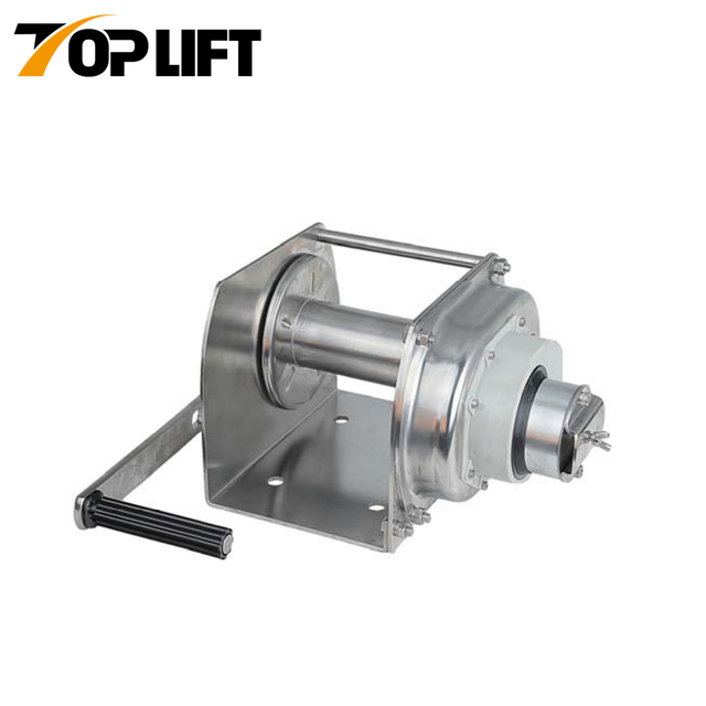 JW Type Lifting Hoist Bearing Brake Wire Rope Strap Stainless Steel Manual Winch