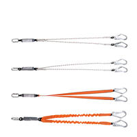 Double Lanyard with Absorber and Snap Hooks
