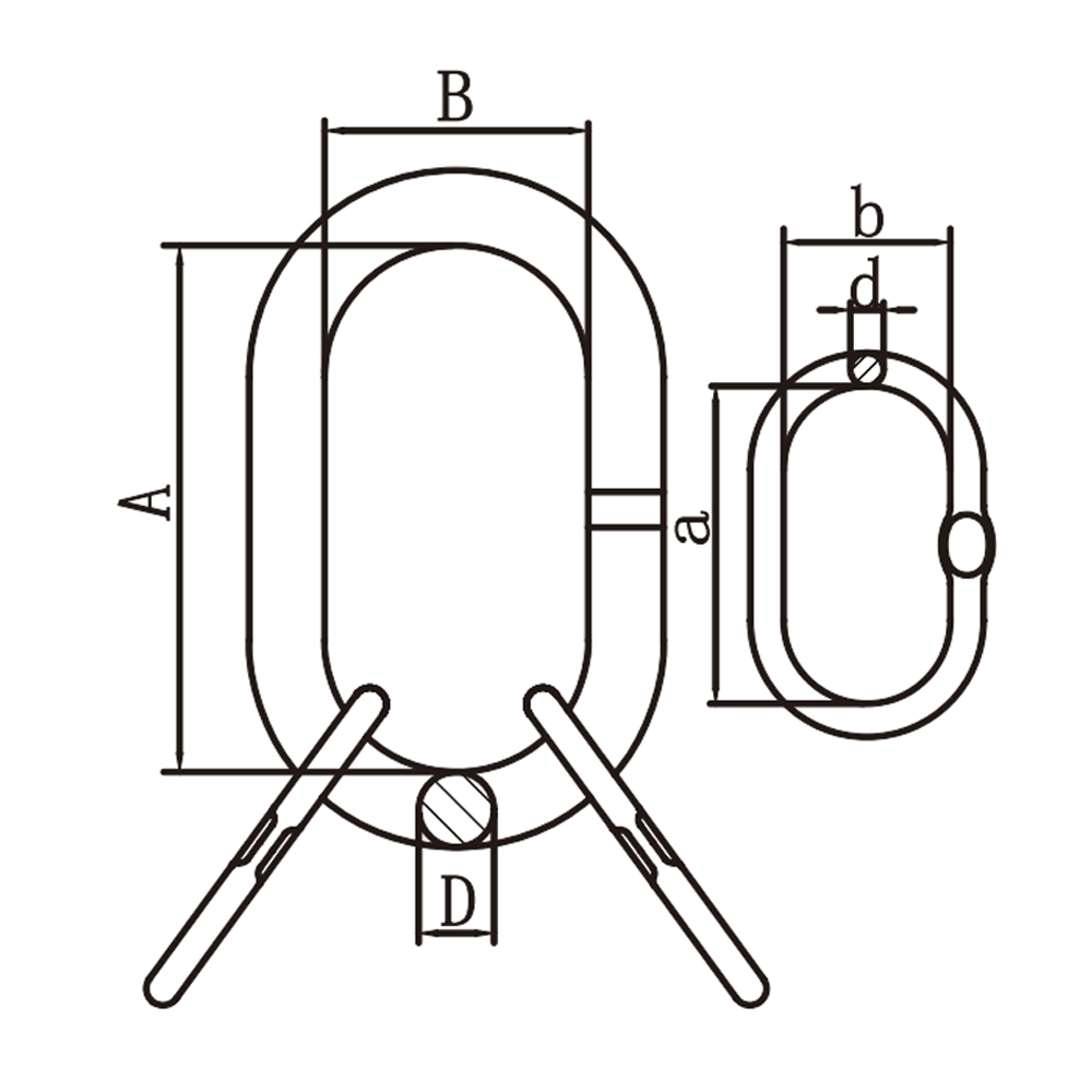 G100 European Type Alloy Steel Master Link Assembly