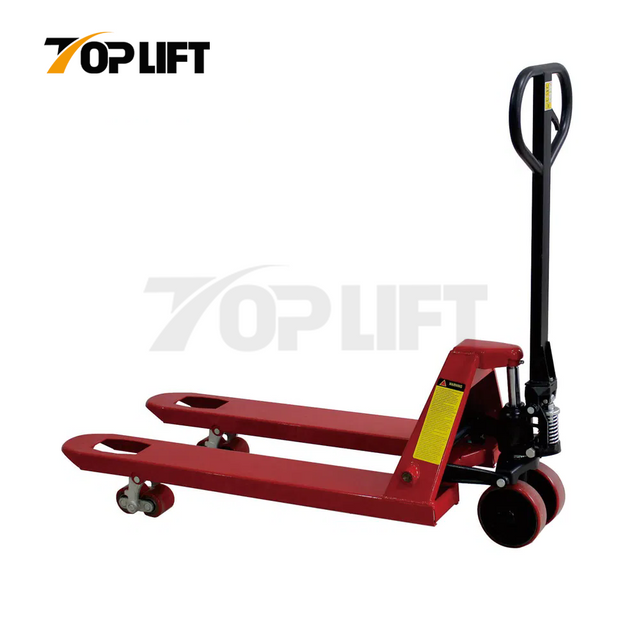 Welding Pump Manual Hydraulic Hand Pallet Truck -- Red