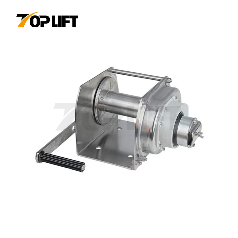 JW Type Lifting Hoist Bearing Brake Wire Rope Strap Stainless Steel Manual Winch