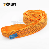 High Strength Soft Polyester 10T -50T Lifting Round Sling