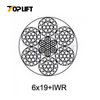 Galvanized Ungalvanized Carbon Steel Wire Rope 6X19+FC 6X19+IWR 6X19+IWS