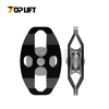 TP-F42 China Safety Rock Climbing Rope Single Wheel Aluminum Cable Pulley