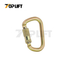 TOPLIFT 40KN Diameter 22mm Safety Lock Twistlock Steel Carabiner for Climbing