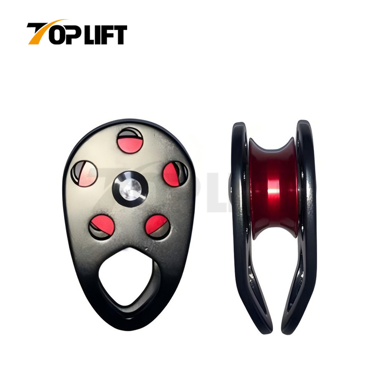 Aluminum Alloy Rock Climbing Pulley For Aerial Work Safety