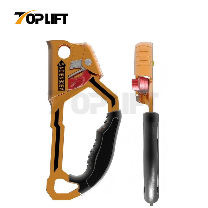 Aluminium Alloy Handle Rope Clamp For Climbing