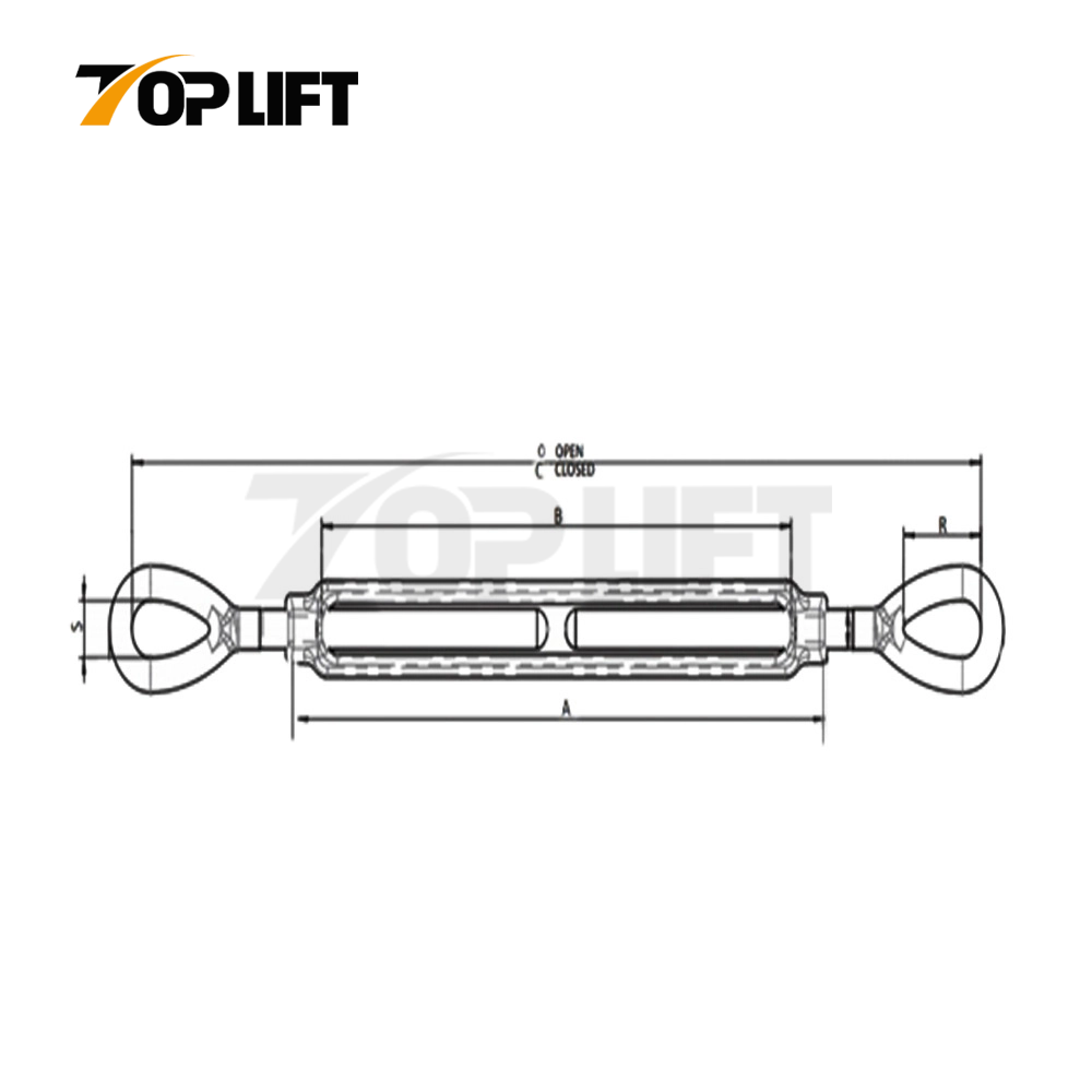 US Type Rigging Hardware Turnbuckle EYE & EYE