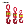 High-strength Alloy Steel 360° Rotation Universal Vertical Swivel Lifting Hook (One Hook One Ring)