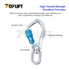 Automatic Locking Carabiner Rotating Forged Aluminum Alloy Snap Hook