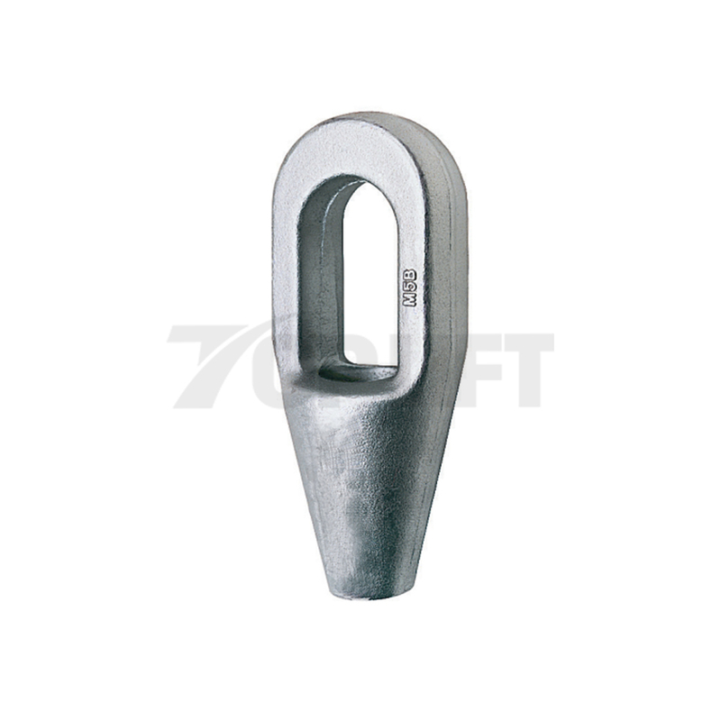 G417 High Standard Grooved Closed Spelter Socket for Wire Rope Sling