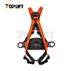 Adjustable Full Body Harness for Safety Training Fall Protection Black Red Belt