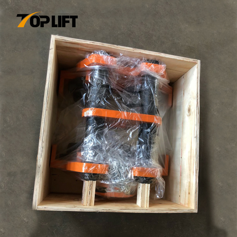TP-Lifting MG Series Hand Pulling 0.5ton To 50ton Plain Trolley Manual Geared Trolley For Electric Hoist