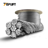 High-strength Galvanized Ungalvanized 6X37+FC, 6X37+WSC, 6X37+IWRC Structural Wire Rope