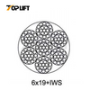 Galvanized Ungalvanized Carbon Steel Wire Rope 6X19+FC 6X19+IWR 6X19+IWS