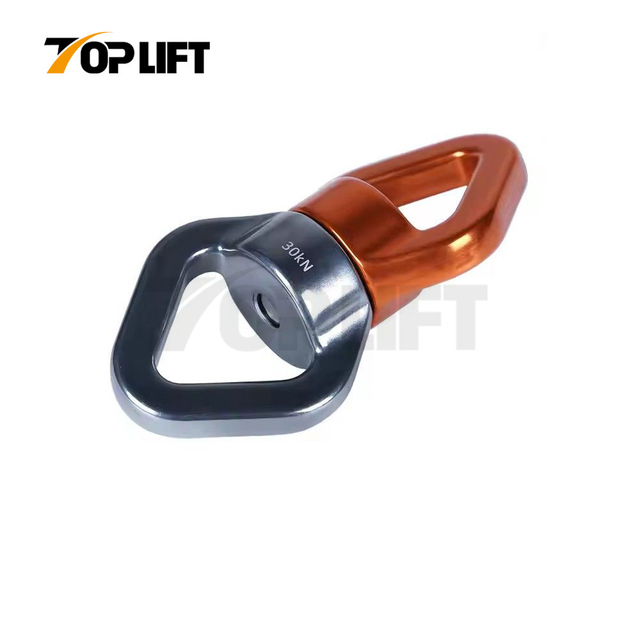 TP-F16 Outdoor Sports Climbing Accessories 30Kn Rotational Device Rope Swivel Aluminium Alloy Carabiner