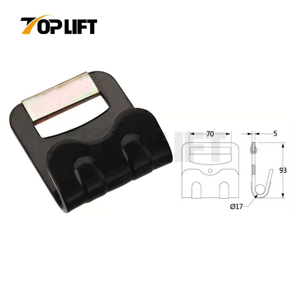 3'' Flat Hook for Ratchet Tie Down Ratchet Buckle Cargo Lashing Hooks