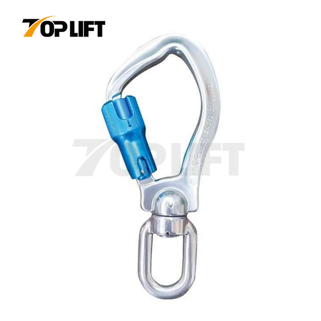 Automatic Locking Carabiner Rotating Forged Aluminum Alloy Snap Hook