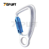  Auto-Locking Climbing Hardware Twist Lock Aluminum Carabiner W/ Captive Eye