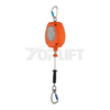 TOPLIFT Factory Self Protection Retractable 10M Wire Rope Fall Arrester Lifeline 