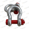 G-2130 Galvanized Quality Carbon Steel Bow Shackle Dee Shackles for Mining Heavy Industry Lifting Industrial Applications