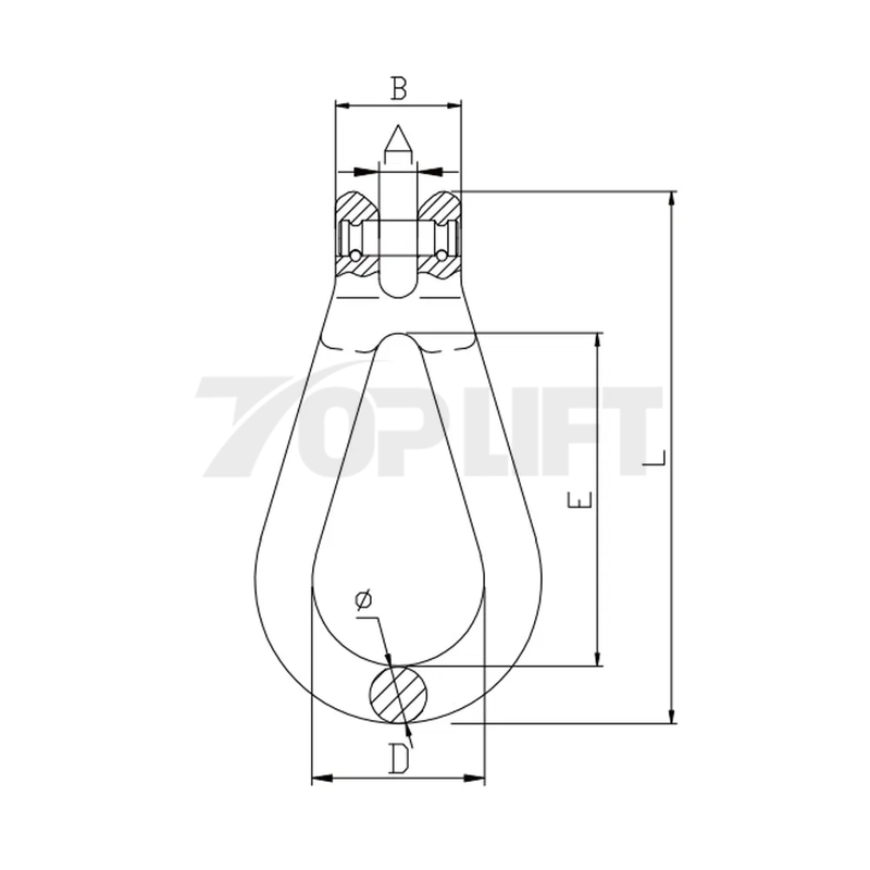 Grade 100 Hot Sales High Performance G100 Clevis Reeving Link from ...