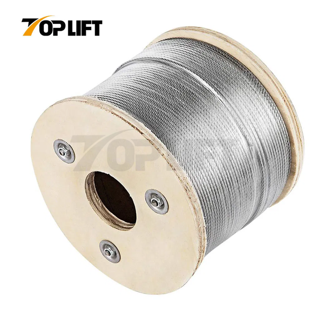 Ungalvanized Galvanized Steel wire ropes 8X37+FC 8X37+IWRC