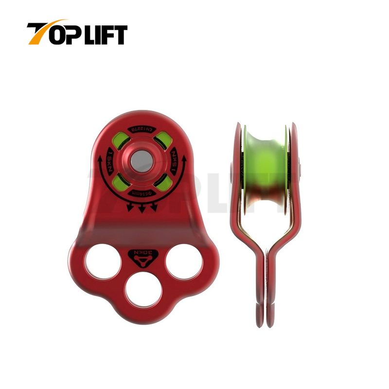 TP-F43 30KN Aluminum Alloy Three-hole single Pulley 