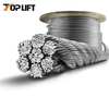 6*55SWS+IWR Braided Ungalvanized Steel Cable Galvanized Steel Wire Rope