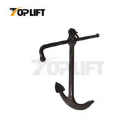 Black Painted Marine Type Stock Anchor for Marine 