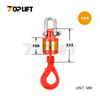 Versatile Vertical Alloy Steel 360° Rotating Industrial-Grade G80 Oilfield Swivel Hook