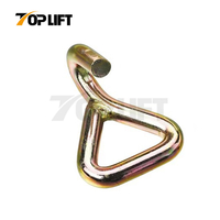 1.5" 2.5"Single J Hook for Ratchet Tie Down Cargo Strap Lashing