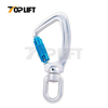 Outdoor Small Aluminum Alloy Universal Roating Carabiner for Climbing Fall Protection