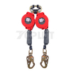 TOPLIFT 6FT - 11FT UHMWPE Webbing with Absorber 310LBS Capacity Retractable Fall Arrester