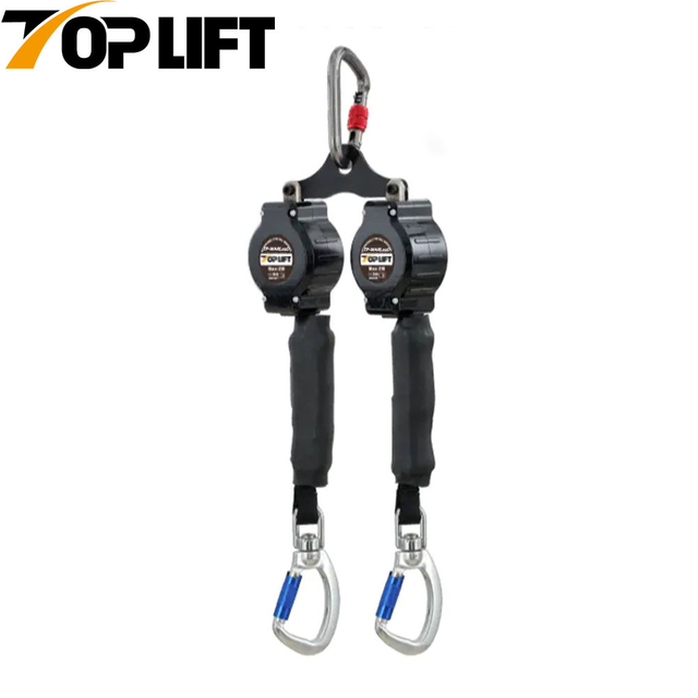 High Strength Self-retracting Protection Equipment Fall Arrester Double Type