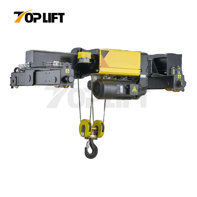 Heavy Duty Lifting Trolley Double Grider Electric Wire Rope Hoist