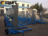 High Quality Masts Aluminum Aerial Material Lift with Winch