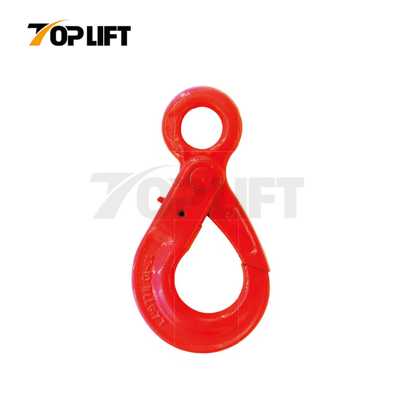Alloy Steel Forged G80 Eye Type Self-Locking Hook for Rigging