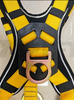 Fall Protection Kit 7 Point Dring with Back Waist Thigh Pad Full Body Roofing Safety Harnesses
