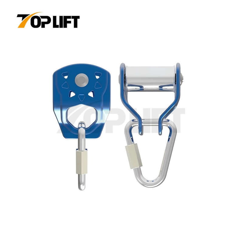 TP-F33 30kn Aluminum Pulley anti-fall safety device aluminum Pulley For Rock Climbing