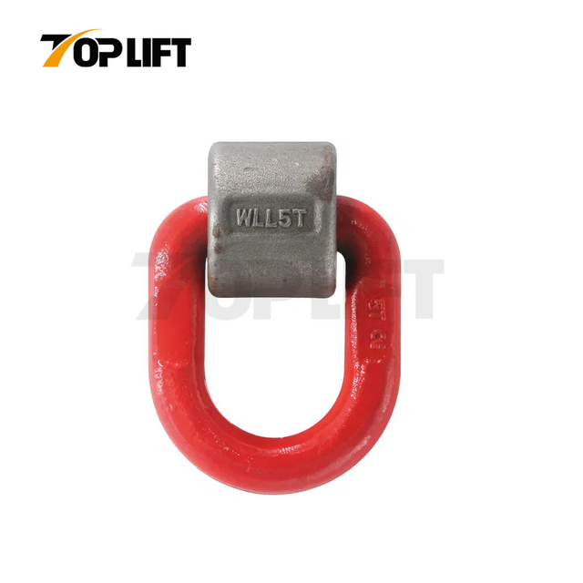 TP-8-344 G80 Rigging Hardware Forged Super Alloy Steel Lifting Points Weld on Pivoting D Link