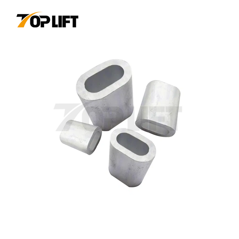 Aluminum oval Shaped Ferrule Wire Rope sleeves