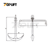 Black Painted Marine Type Stock Anchor for Marine 
