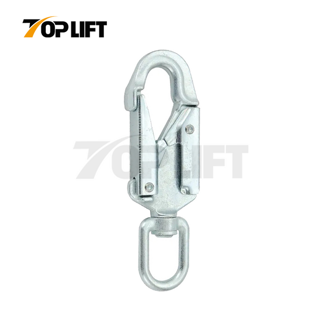 TOPLIFT 23KN Opening 19MM Alloy Steel Snap Hook Locking Carabiner for Safety