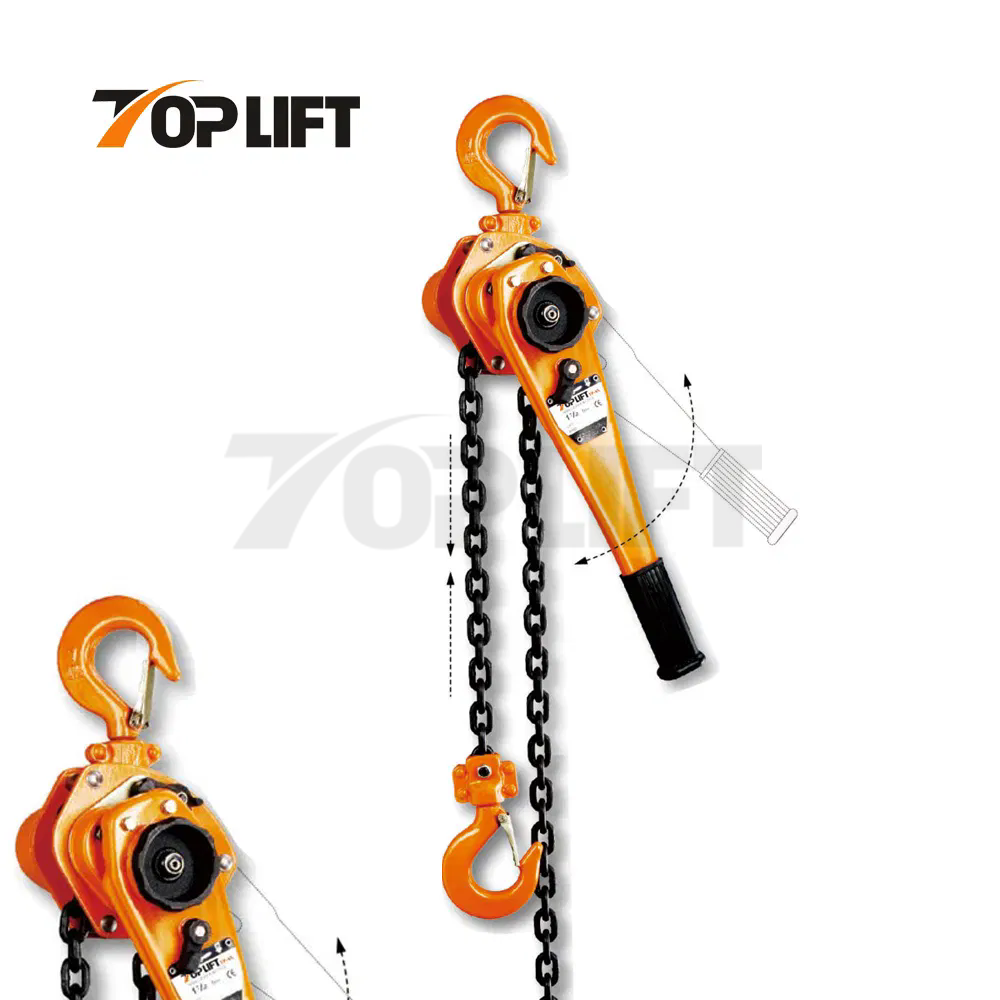 TP-VL High Quality 0.25ton- 9ton Lifting Height Hand Manual Lever Hoist Block