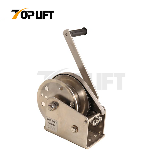 JC Type Stainless Steel Lifting Hoist Bearing Brake Wire Rope Strap Manual Winch